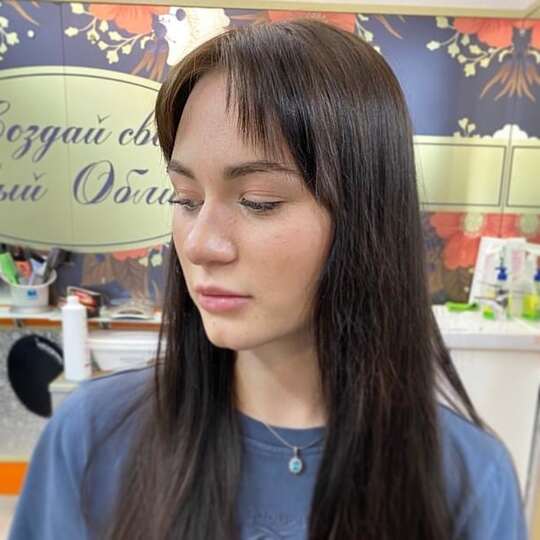 Челка на два бока