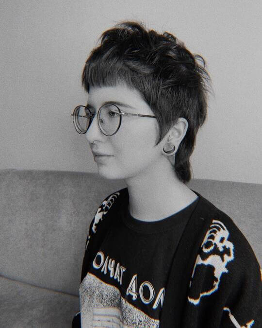 Короткий маллет
