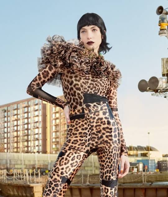 Стрижка маллет на показе H&M