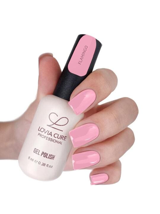 Розовый гель-лак Lovia Cure