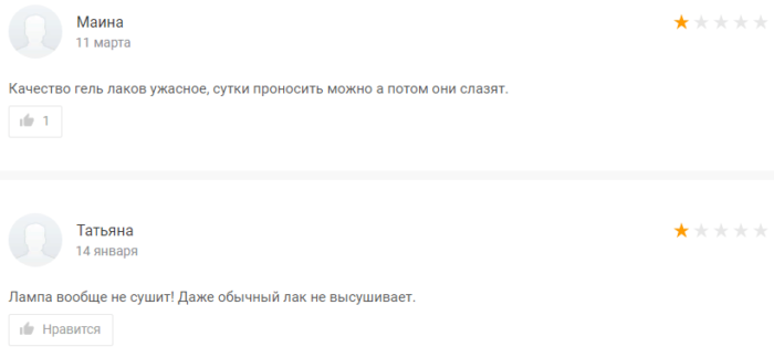 Отзывы о наборах для маникюра