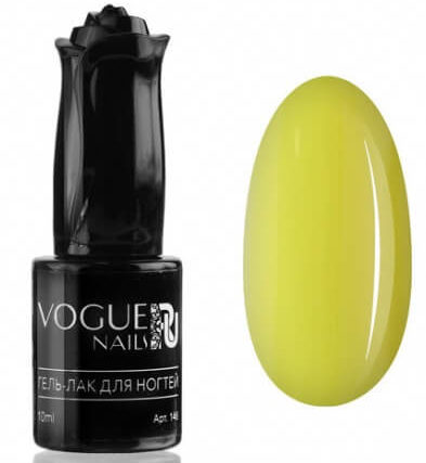 Лак от Vogue Nail – «Жёлтый тюльпан»