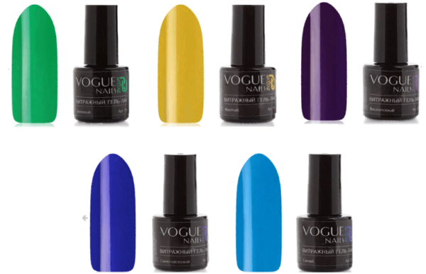 Палитра оттенков от Vogue Nails